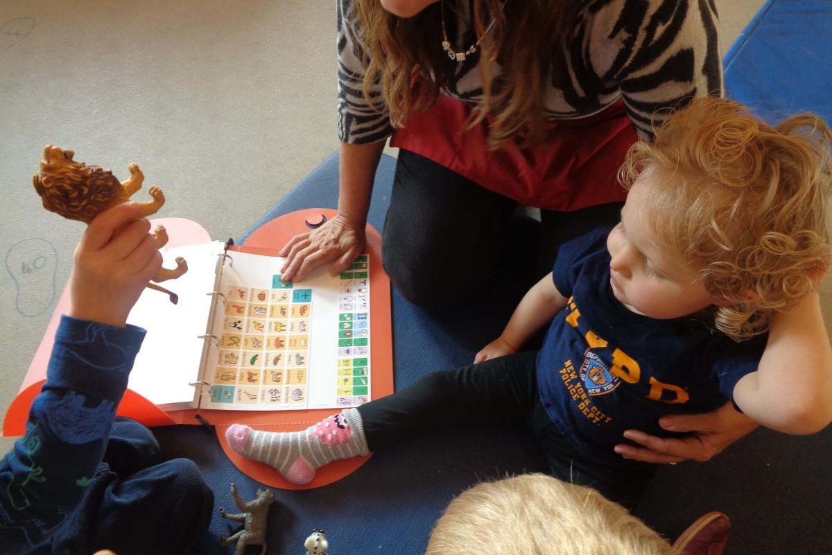 SCCB Tilly learns about animals